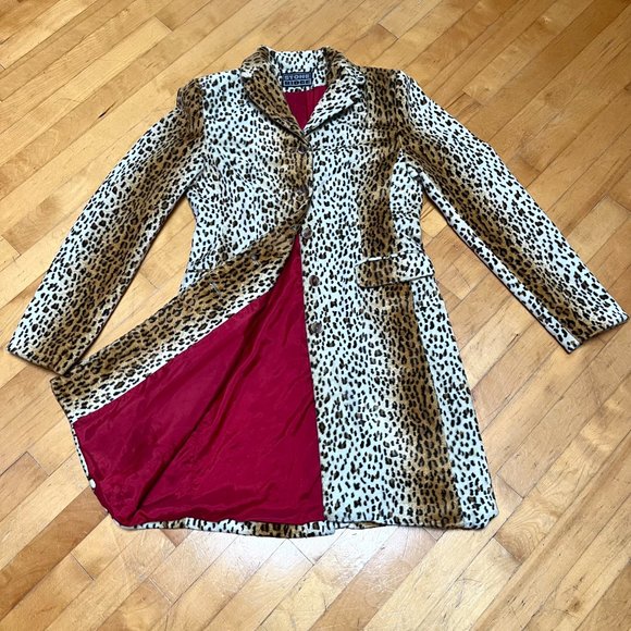Stone Ridge Faux Leopard Coat - Picture 2 of 6